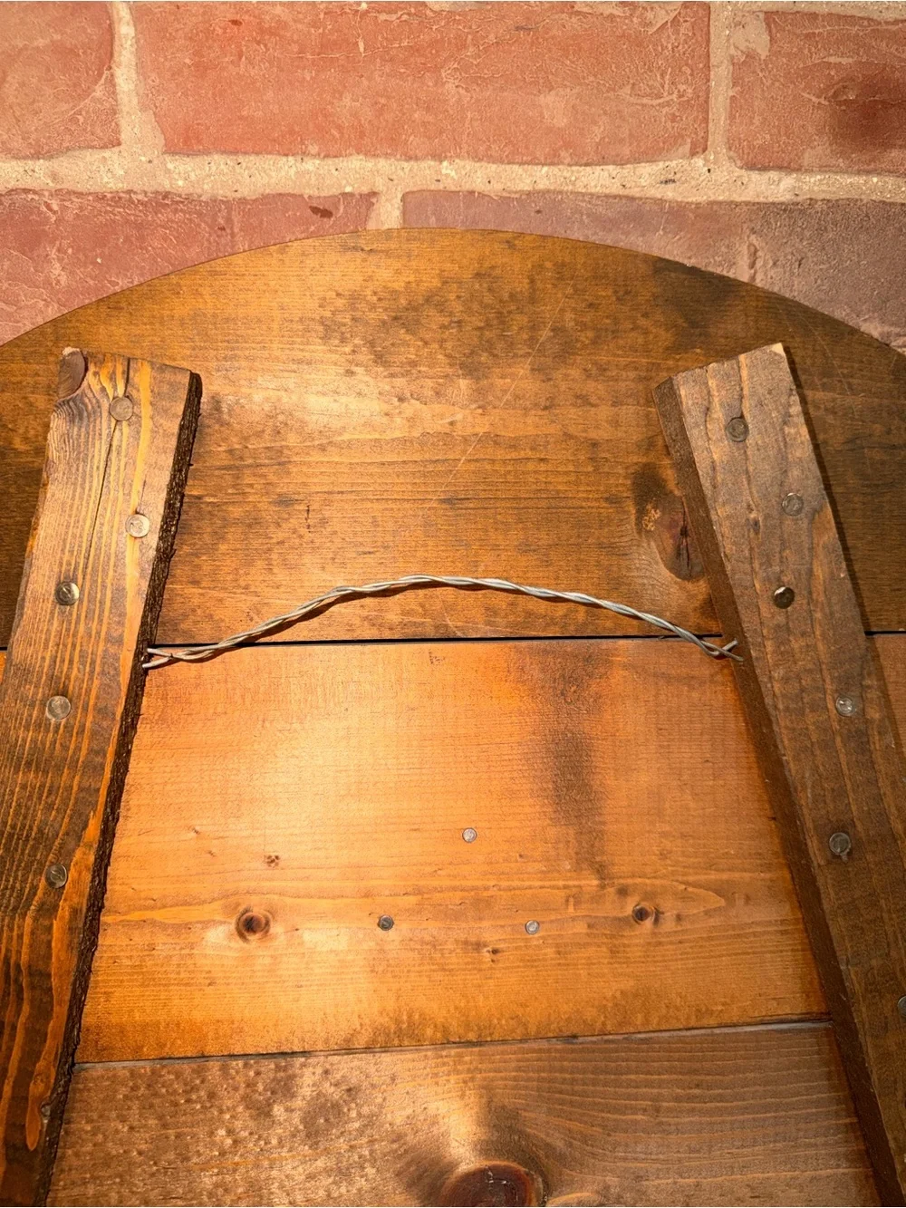 Rustic Wild Duck / Goose Wall Hook Hanging Rack in Brown and Yellow